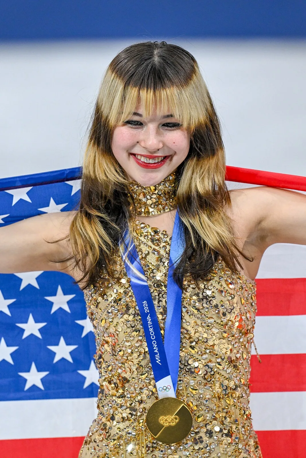 Alysa Liu in figure skating competition
